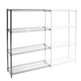 12"d x 24"w Wire Shelving Add-Ons w/ 4 Shelves