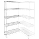 14"d x 36"w Wire Shelving Add-Ons w/ 5 Shelves