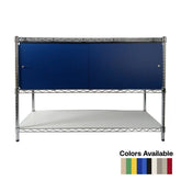 14"d x 36"w x 18"h Sliding Door Wire Shelving Enclosures