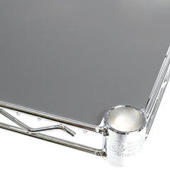 *BOGO SPECIAL* 12"d Plastic Wire Shelf Liners - Dark Gray
