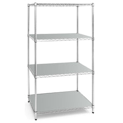 14"d Gray Poly Liners - 4-Pack