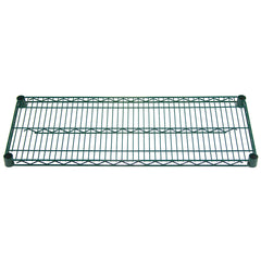 12"d 3-Tier Green Wire Shelving