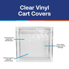 18"d Clear Vinyl Cart Covers