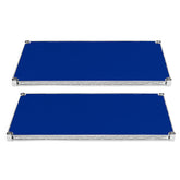 10"d Plastic Wire Shelf Liners 2-Pack - Dark Blue