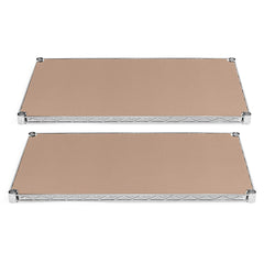 14"d x 72"w Plastic Wire Shelf Liners for Side Panels - 2-Pack