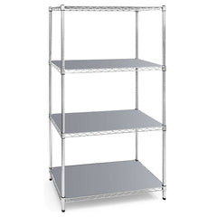 10"d Plastic Wire Shelf Liners 2-Pack - Dark Gray