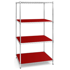 12"d Plastic Wire Shelf Liners 2-Pack - Red
