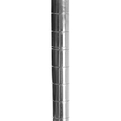 12"d x 24"w Chrome Wire Shelving w/ 4 Shelves