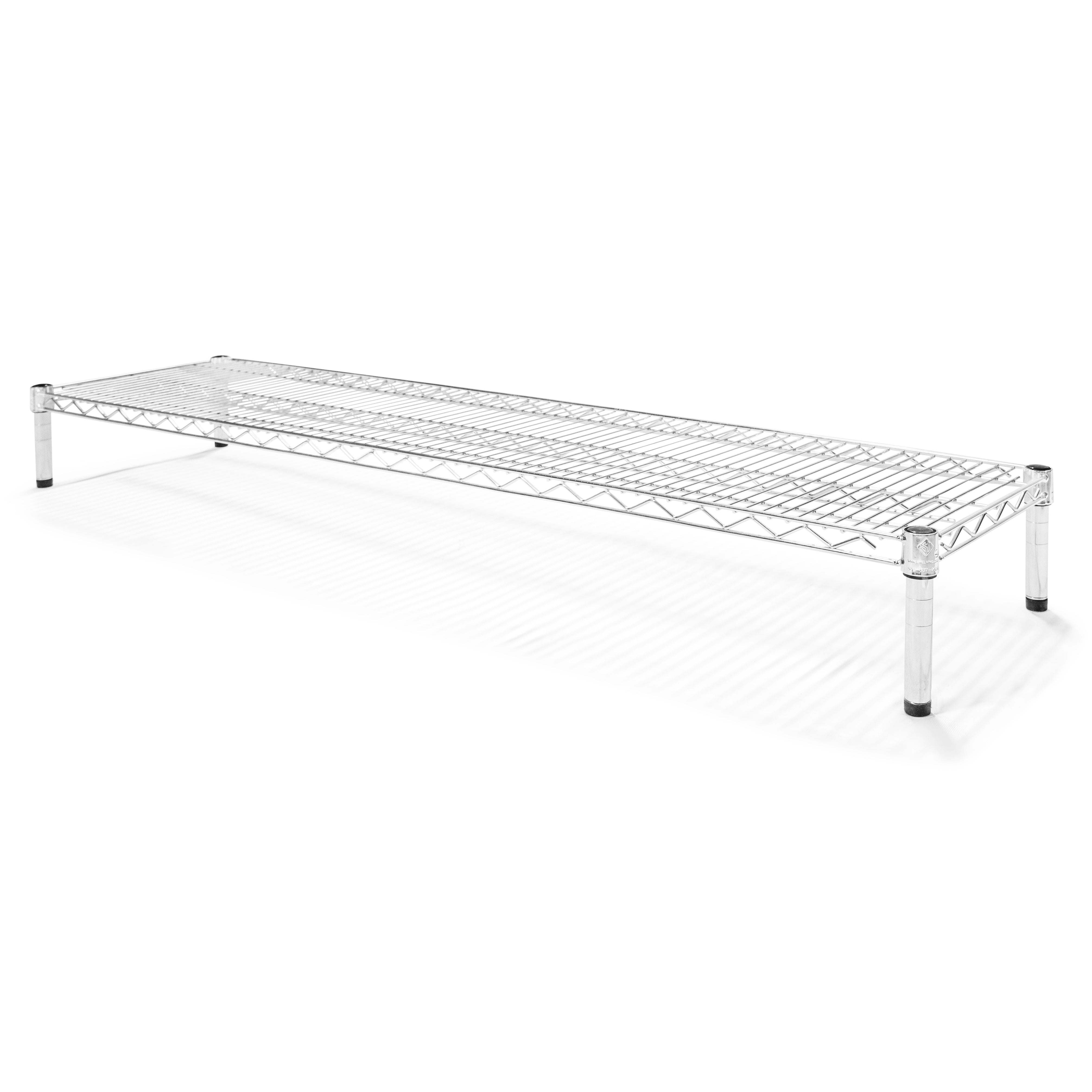 10"d x 6"h Chrome Wire Shelving w/ 1 Shelf