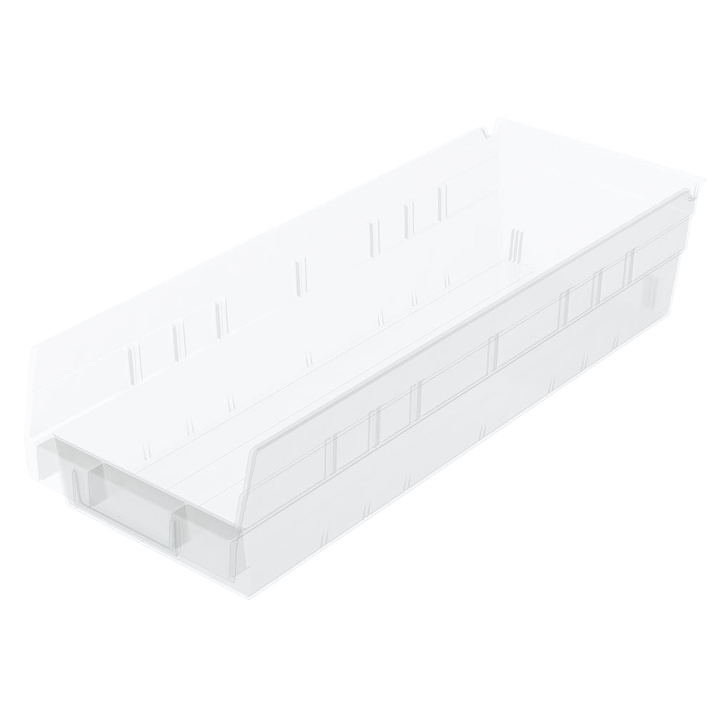 17-7/8"d x 6-5/8"w x 4"h Nesting Shelf Bins - 12 Pack