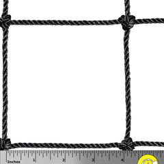 144"h Pallet Rack Safety Netting w/ 4" Mesh