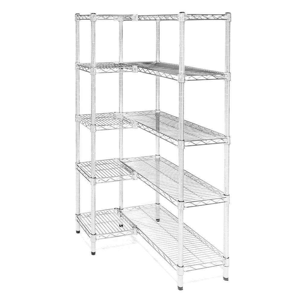 14"d x 14"w Wire Shelving Add-Ons w/ 5 Shelves