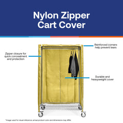 18"d 200 Denier Nylon Cart Covers - Forest Green