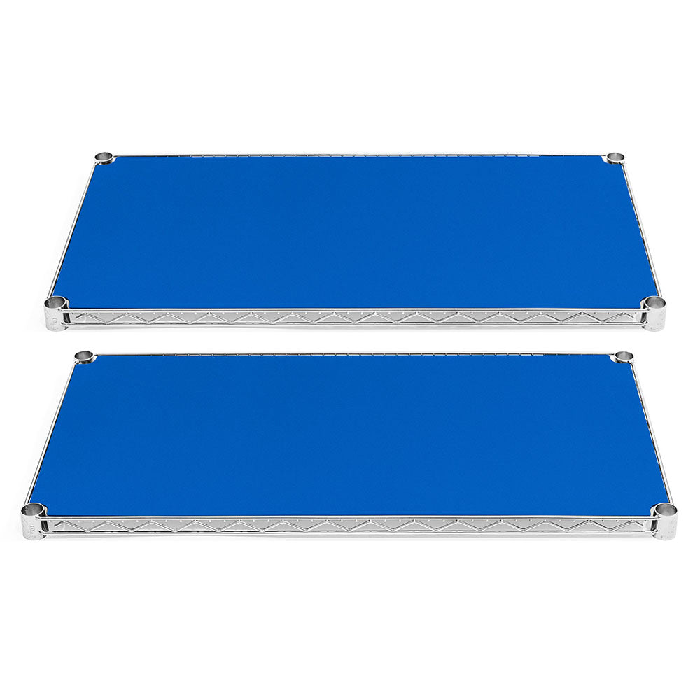 14"d x 60"w Plastic Wire Shelf Liners for Side Panels - 2-Pack
