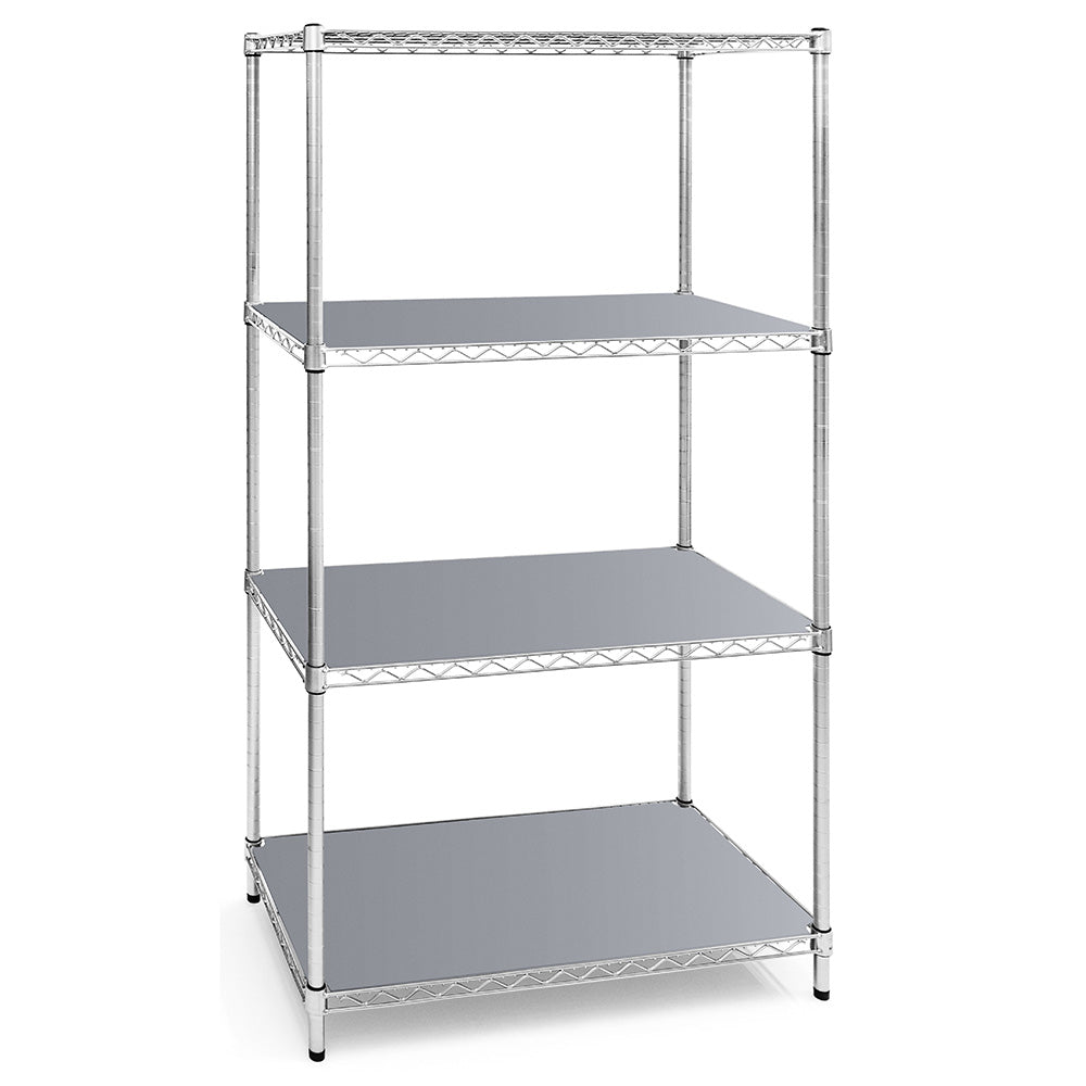 10"d Plastic Wire Shelf Liners 2-Pack - Dark Gray