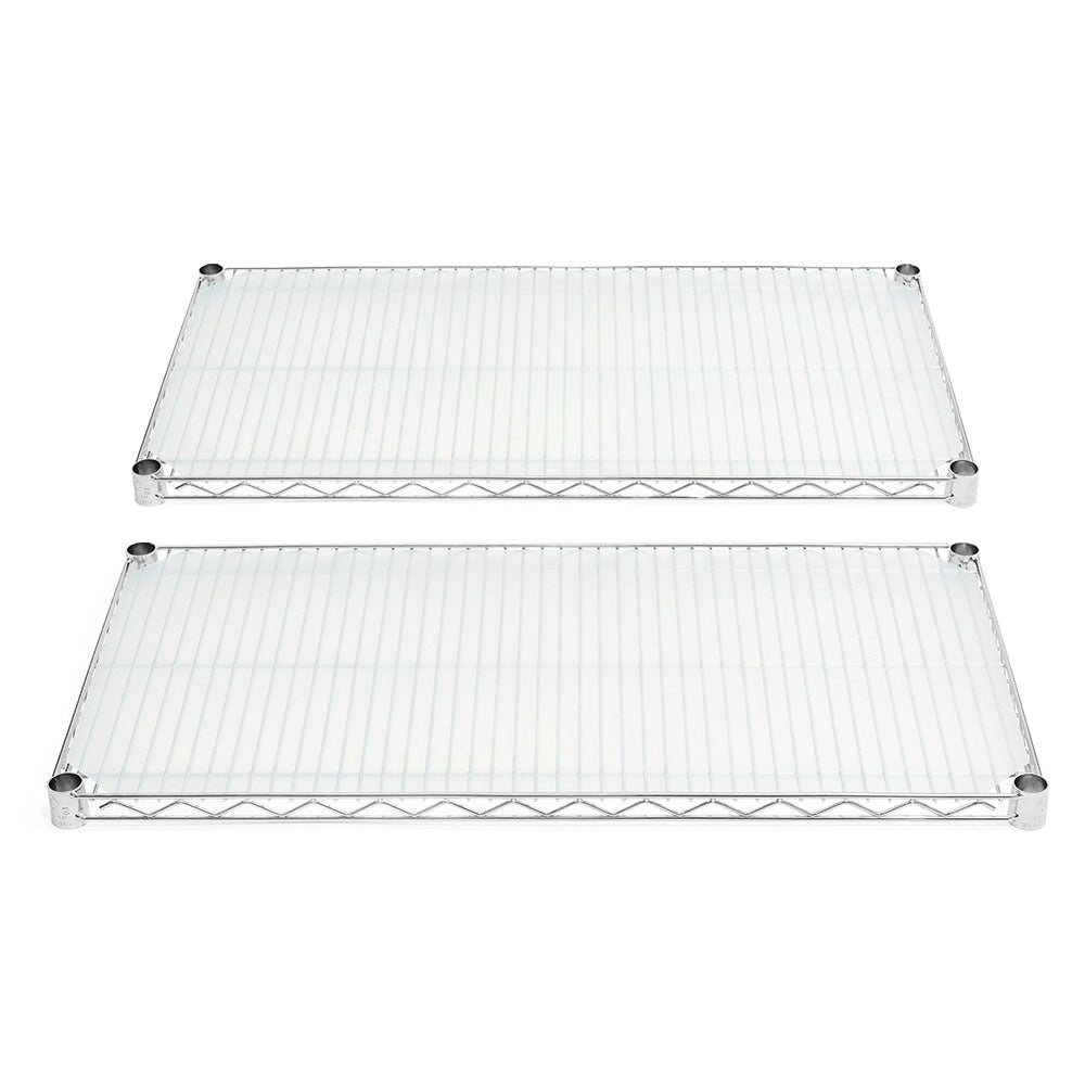 14"d Translucent Shelf Liners - 2-Pack